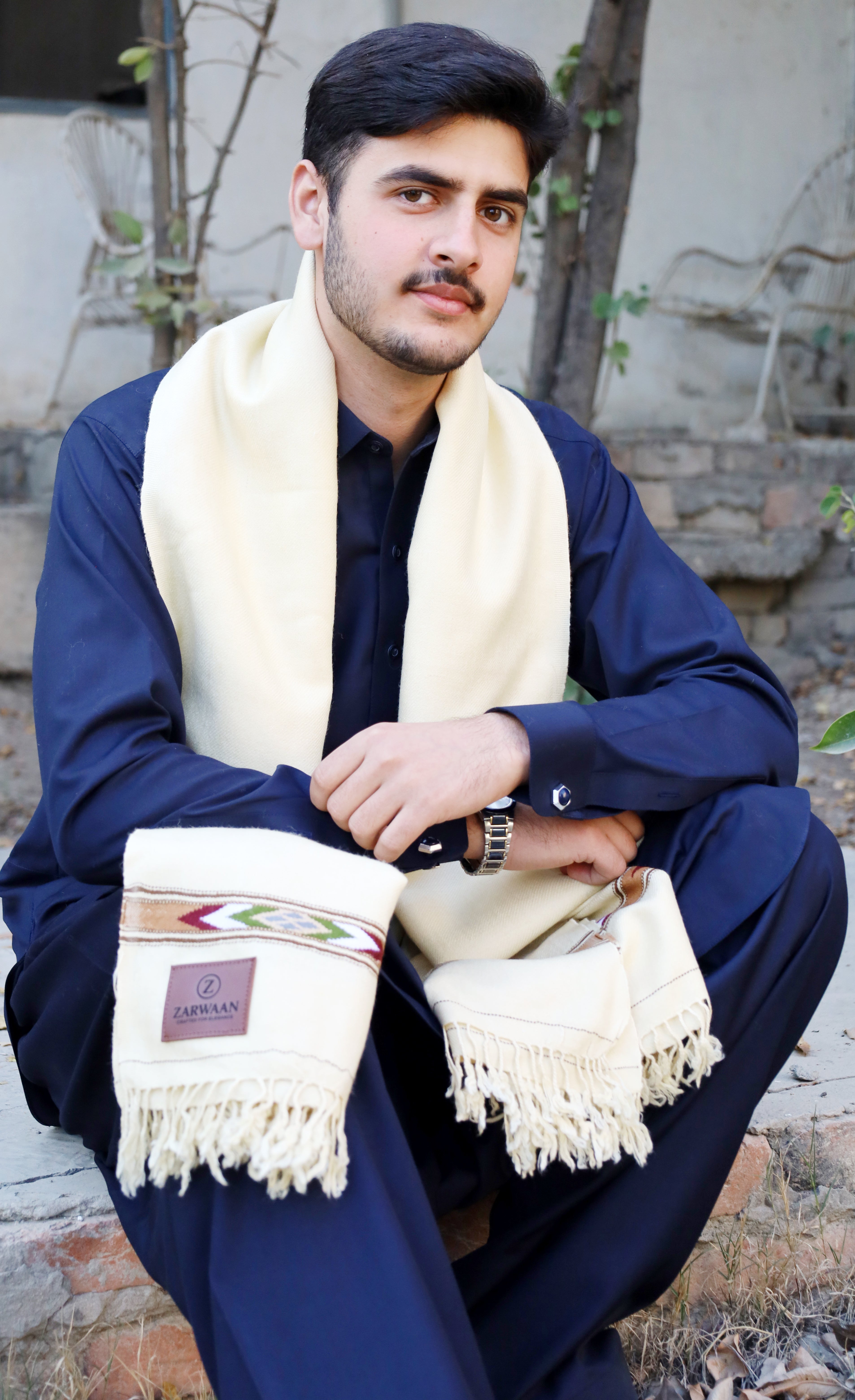 Everyday Elegance Shawl - Luminous Cream