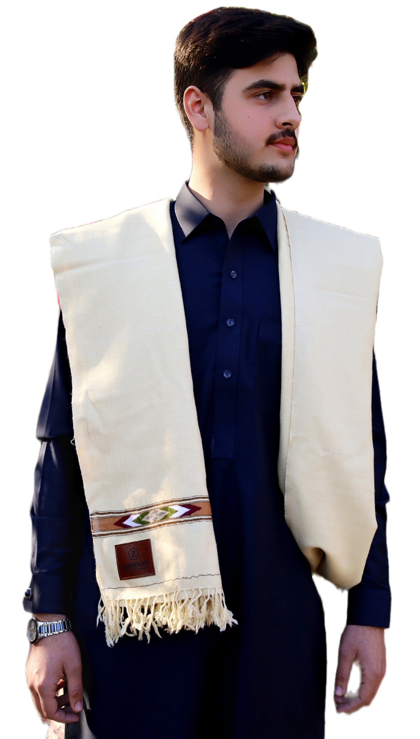 Everyday Elegance Shawl - Luminous Cream